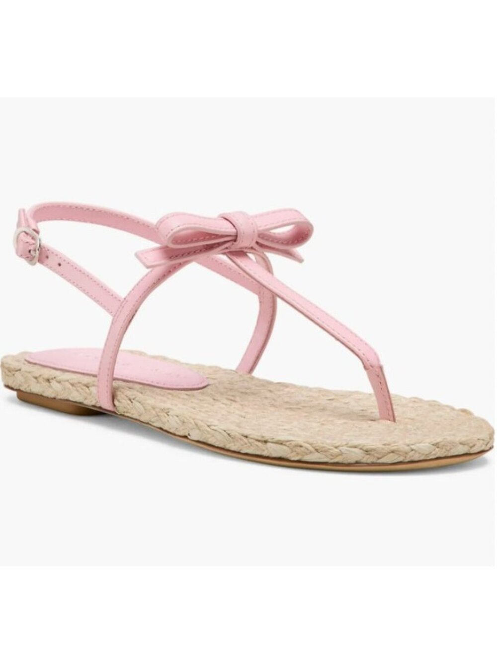 NEW Stuart Weitzman Felicity Slingback Espadrille Sandal Pink Size US 6.5 [jb]